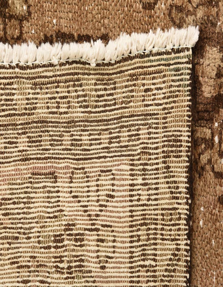 Detail image of 4' 8 x 8' 6  Hand Knotted Ultra Vintage Persian Wool Rug