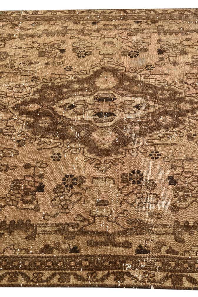 4' 8 x 8' 6 Hand Knotted Ultra Vintage Persian Wool Rug