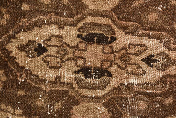 4' 8 x 8' 6 Hand Knotted Ultra Vintage Persian Wool Rug