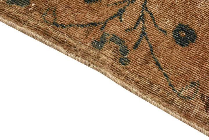 3' 9 x 7' Hand Knotted Ultra Vintage Persian Wool Rug