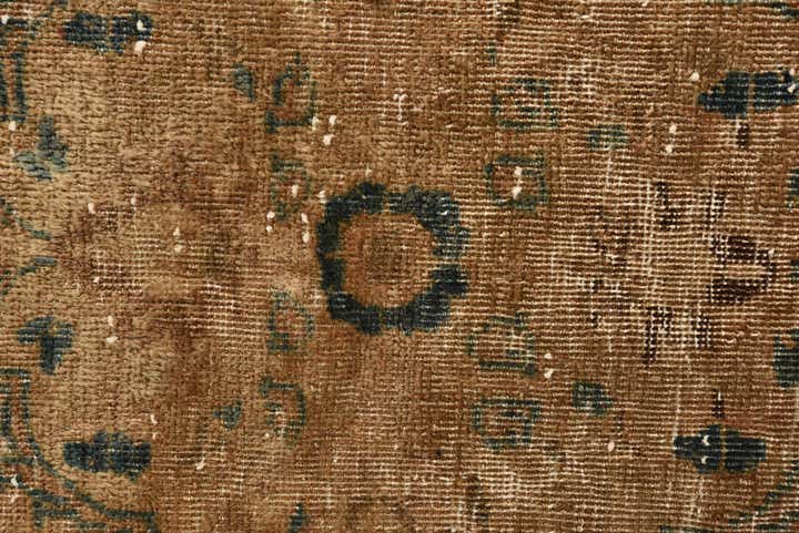 3' 9 x 7' Hand Knotted Ultra Vintage Persian Wool Rug