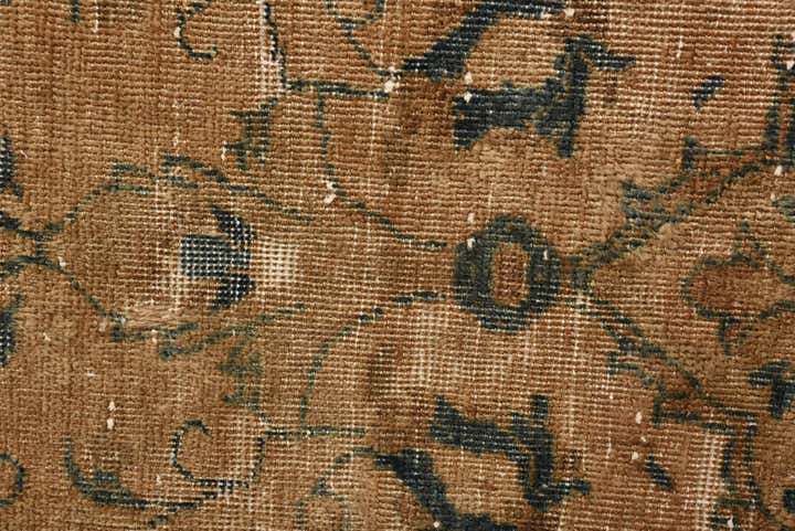 3' 9 x 7' Hand Knotted Ultra Vintage Persian Wool Rug