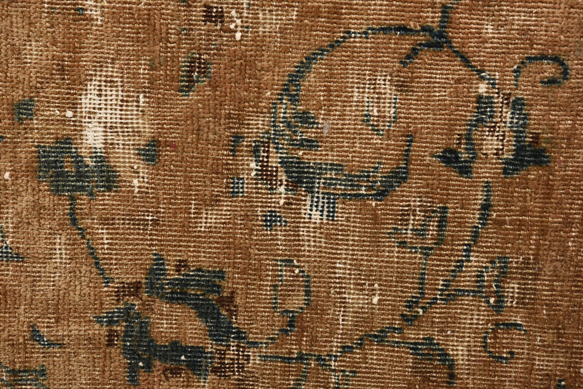 3' 9 x 7' Hand Knotted Ultra Vintage Persian Wool Rug