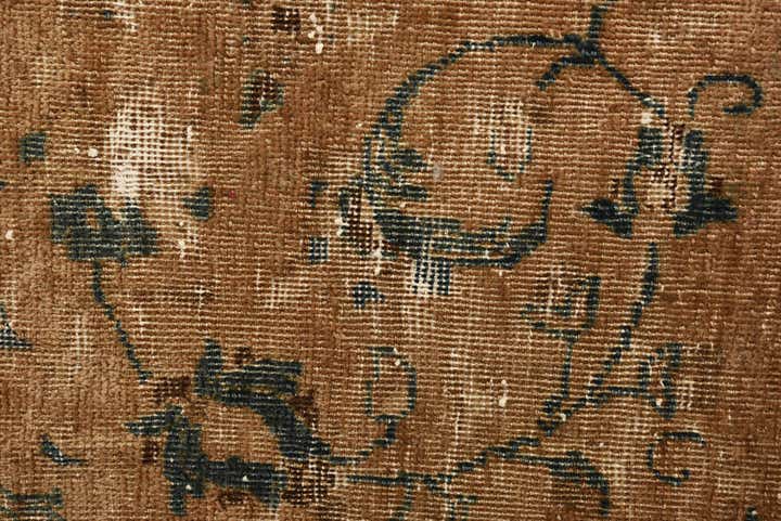3' 9 x 7' Hand Knotted Ultra Vintage Persian Wool Rug