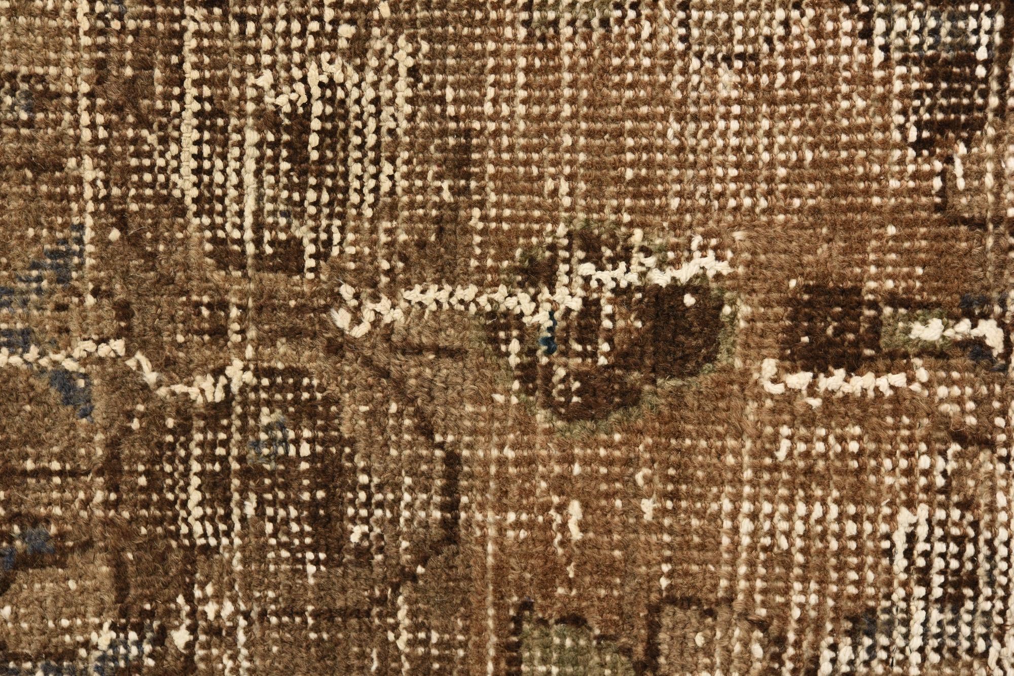 3' 10 x 6' 5 Hand Knotted Ultra Vintage Persian Wool Rug