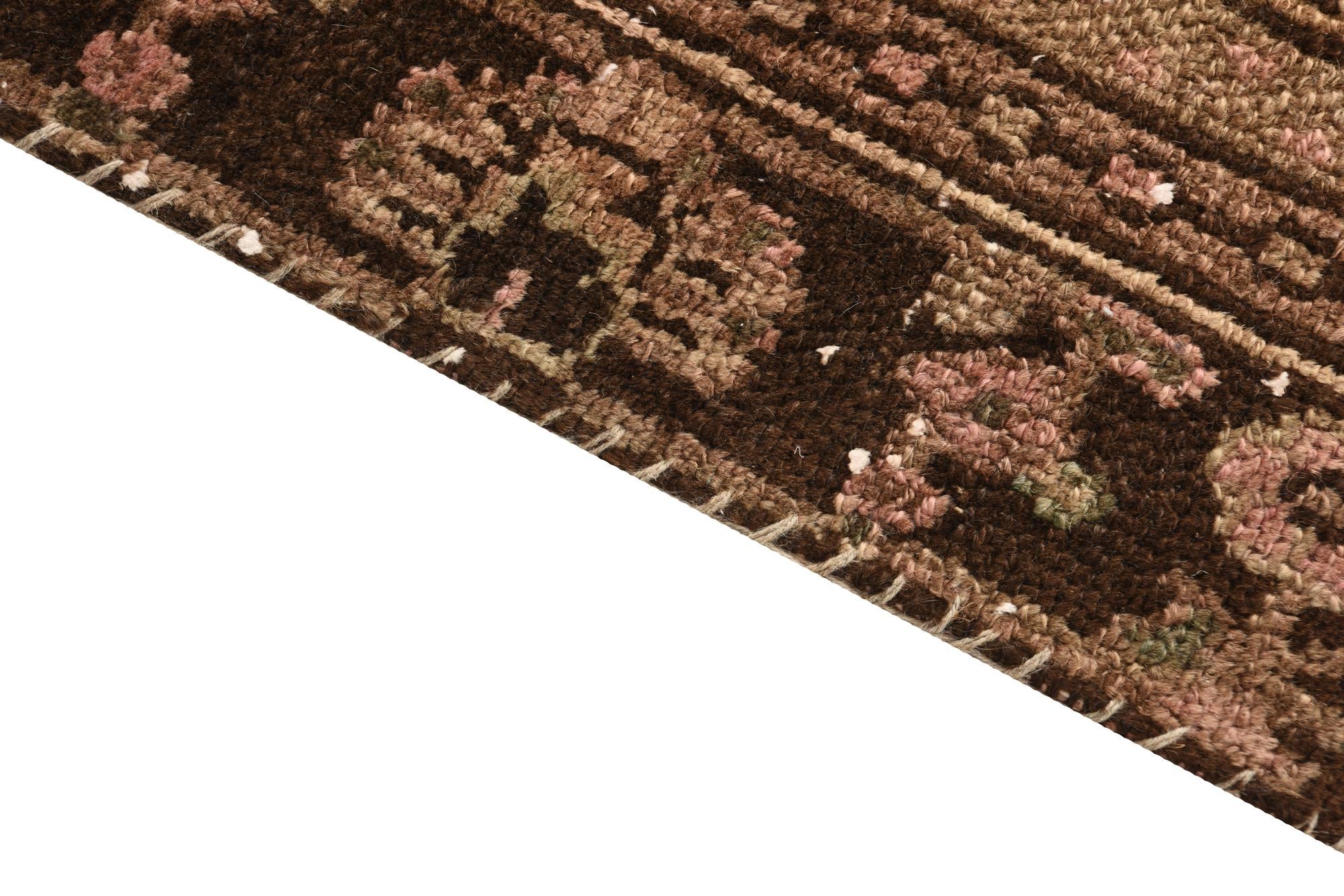 6' 5 x 9' 8 Hand Knotted Ultra Vintage Persian Wool Rug