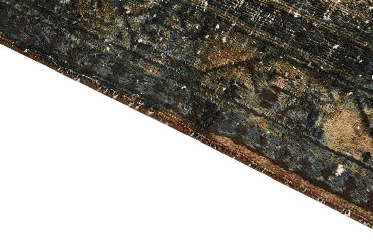 Detail image of 3' 4 x 5' Hand Knotted Ultra Vintage Persian Wool Rug