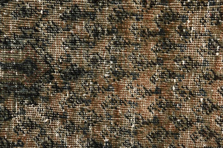 Detail image of 3' 4 x 5' Hand Knotted Ultra Vintage Persian Wool Rug