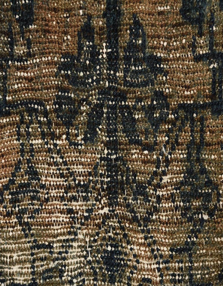 Detail image of 4' x 5' 10  Hand Knotted Ultra Vintage Persian Wool Rug