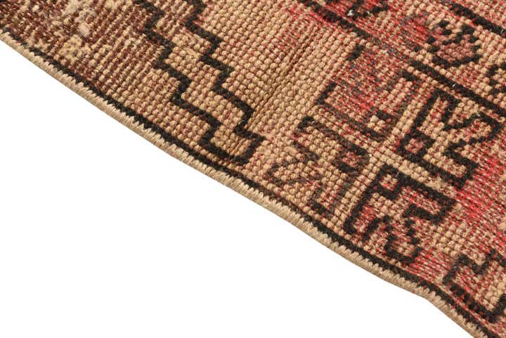 3' 9 x 5' 7 Hand Knotted Ultra Vintage Persian Wool Rug