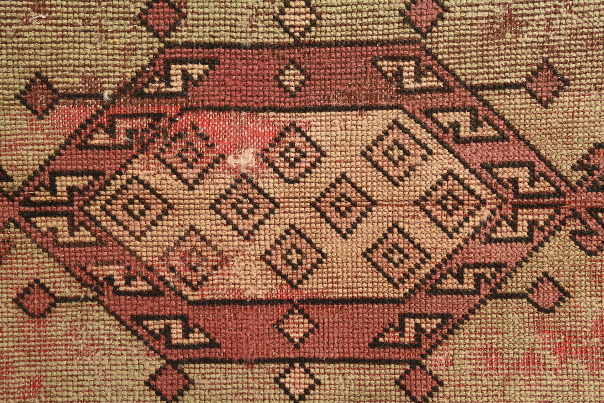 3' 9 x 5' 7 Hand Knotted Ultra Vintage Persian Wool Rug