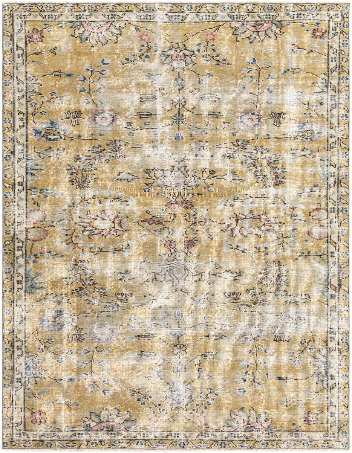 Primary image 4' 9 x 8' Ultra Vintage Wool Rug