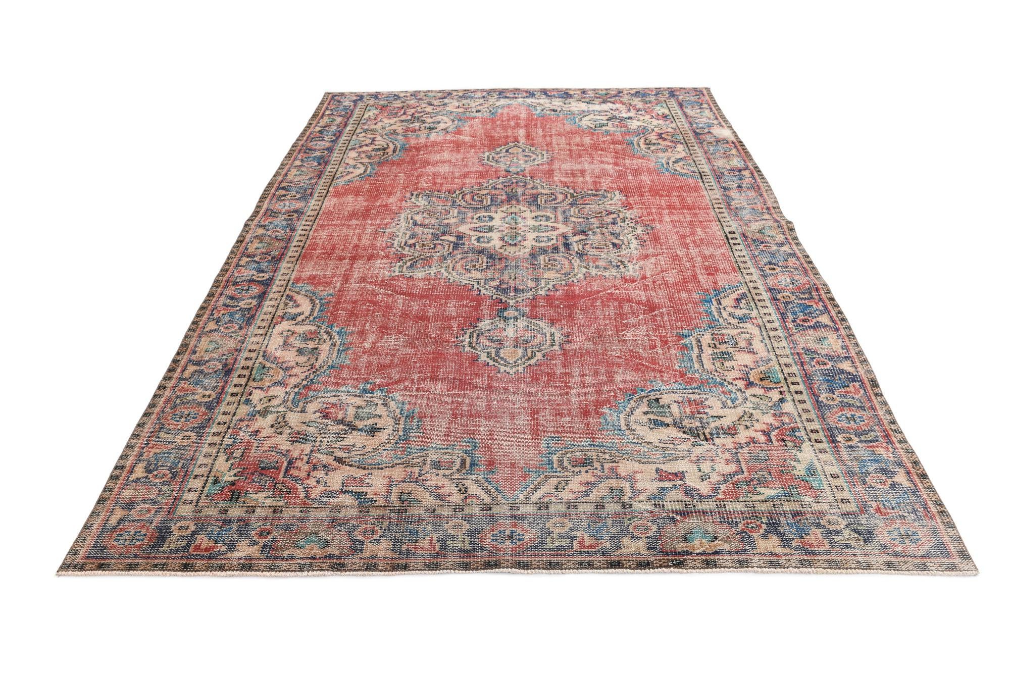 6' 5 x 9' 4 Ultra Vintage Wool Rug