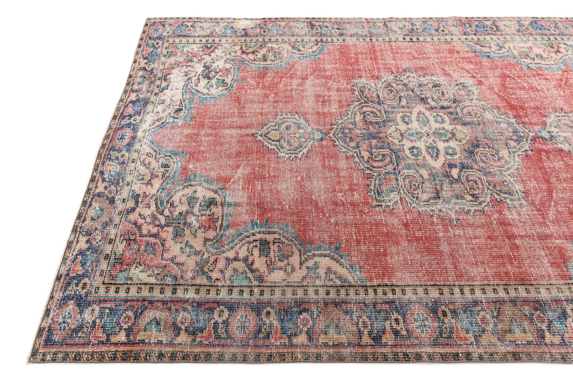 6' 5 x 9' 4 Ultra Vintage Wool Rug