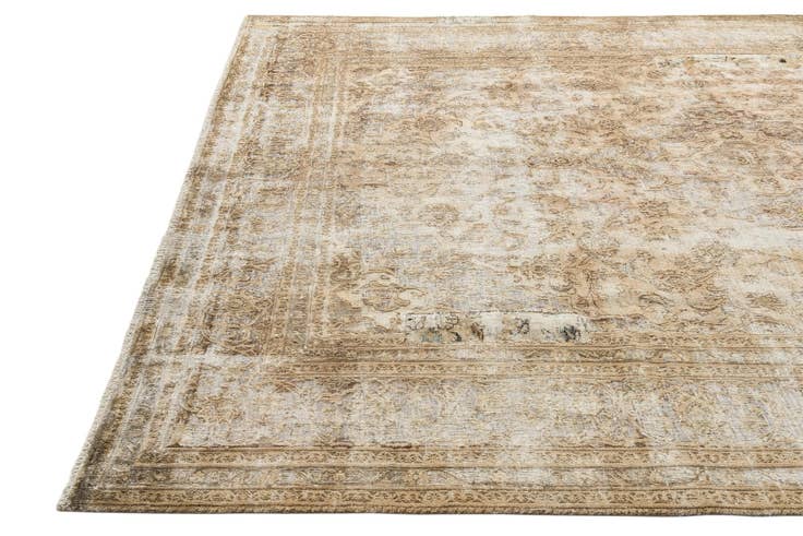 Detail image of 7' 10 x 11' 7 Hand Knotted Ultra Vintage Persian Wool Rug