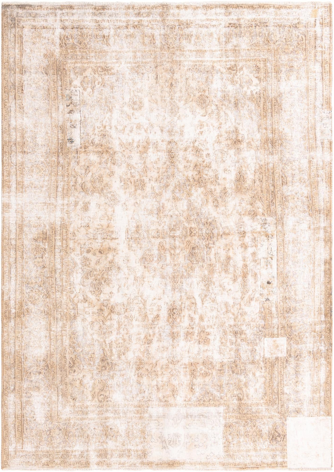 7' 10 x 11' 7 Hand Knotted Ultra Vintage Persian Wool Rug
