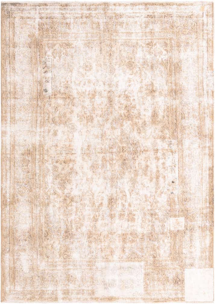 7' 10 x 11' 7 Hand Knotted Ultra Vintage Persian Wool Rug