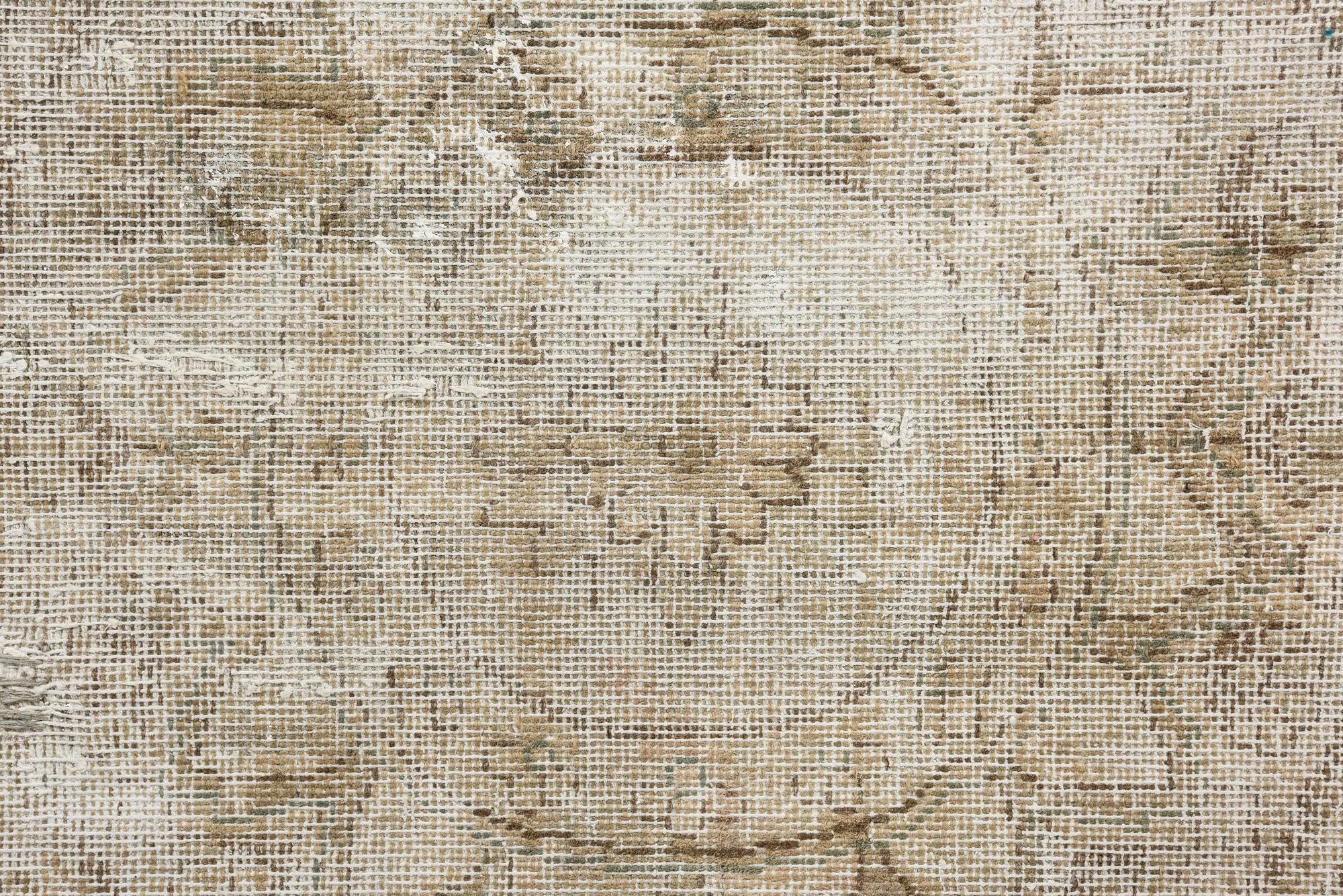 9' x 12' 9 Hand Knotted Ultra Vintage Persian Wool Rug
