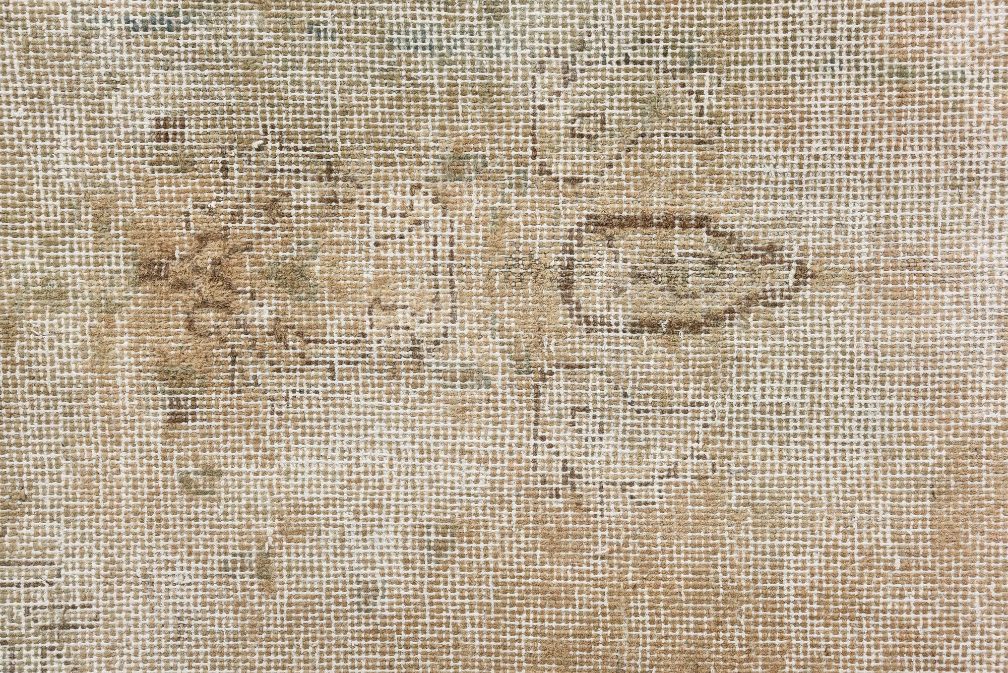 9' x 12' 9 Hand Knotted Ultra Vintage Persian Wool Rug