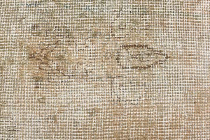 9' x 12' 9 Hand Knotted Ultra Vintage Persian Wool Rug