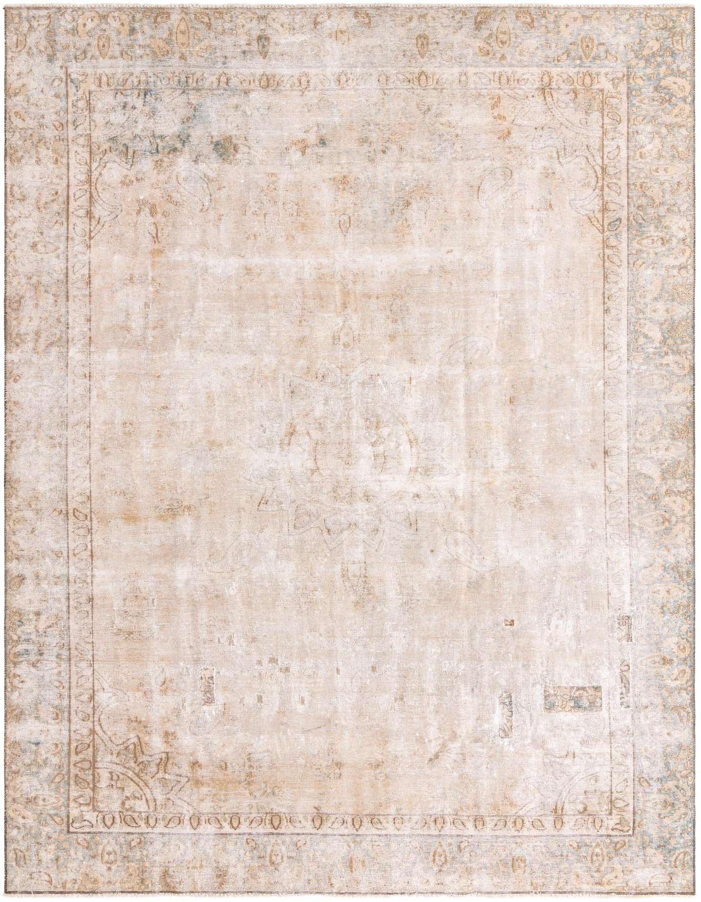 Primary image 9' x 12' 9  Hand Knotted Ultra Vintage Persian Wool Rug