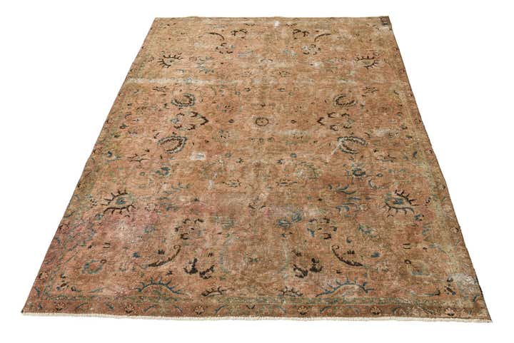 7' 5 x 10' 4 Hand Knotted Ultra Vintage Persian Wool Rug