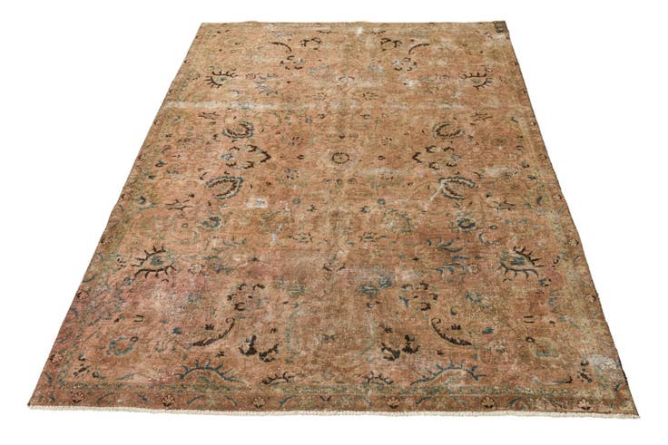 Detail image of 7' 5 x 10' 4 Hand Knotted Ultra Vintage Persian Wool Rug