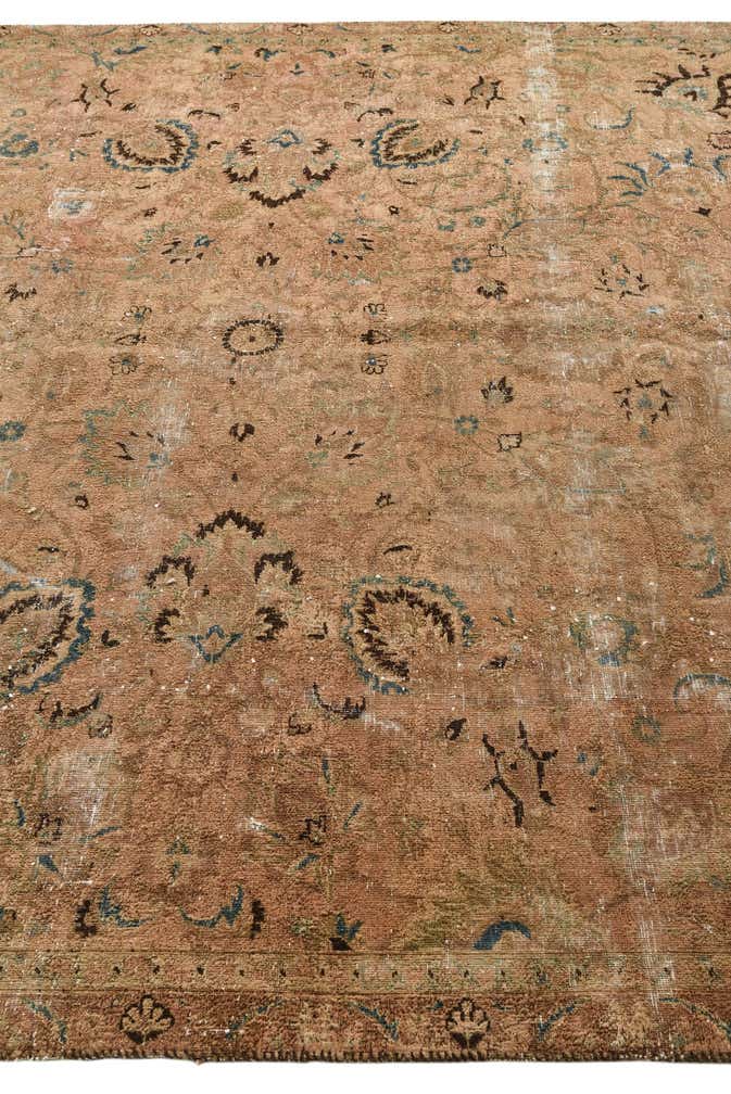7' 5 x 10' 4 Hand Knotted Ultra Vintage Persian Wool Rug