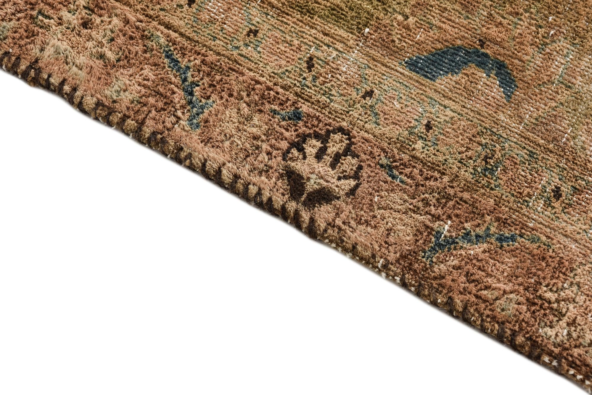 7' 5 x 10' 4 Hand Knotted Ultra Vintage Persian Wool Rug