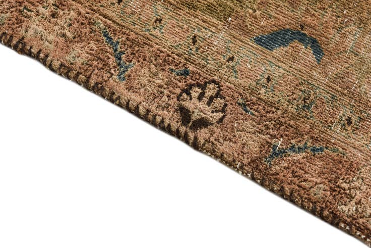 Detail image of 7' 5 x 10' 4 Hand Knotted Ultra Vintage Persian Wool Rug