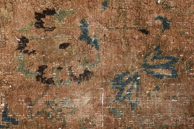 Detail image of 7' 5 x 10' 4 Hand Knotted Ultra Vintage Persian Wool Rug