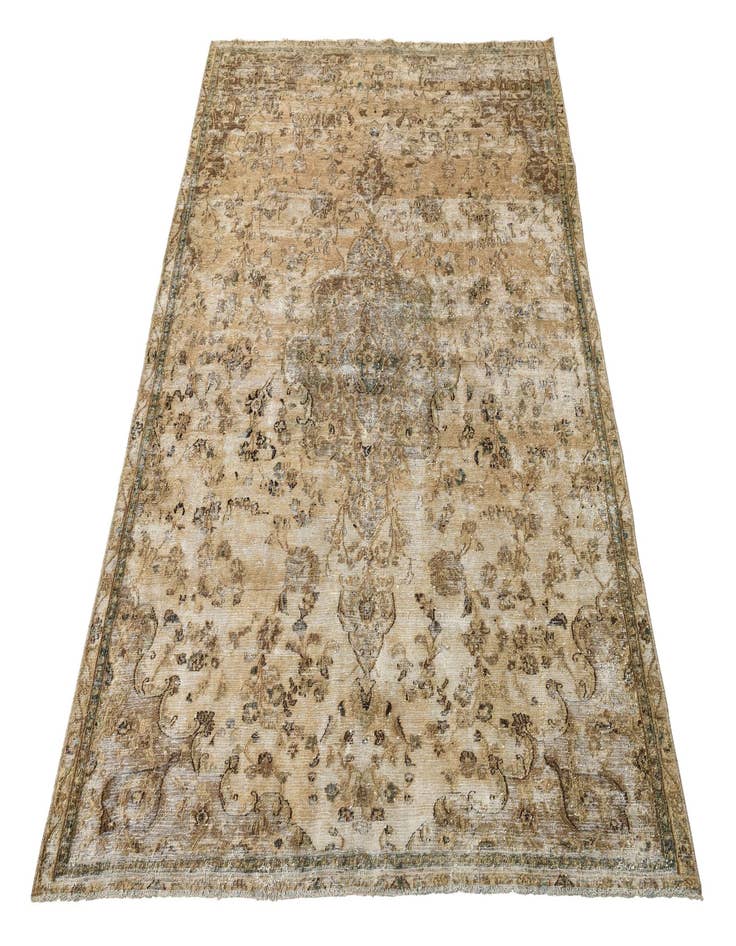 Detail image of 7' x 10' 1  Hand Knotted Ultra Vintage Persian Wool Rug