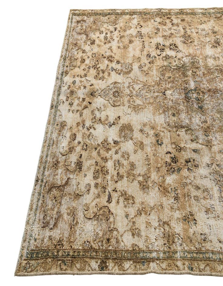 Detail image of 7' x 10' 1  Hand Knotted Ultra Vintage Persian Wool Rug