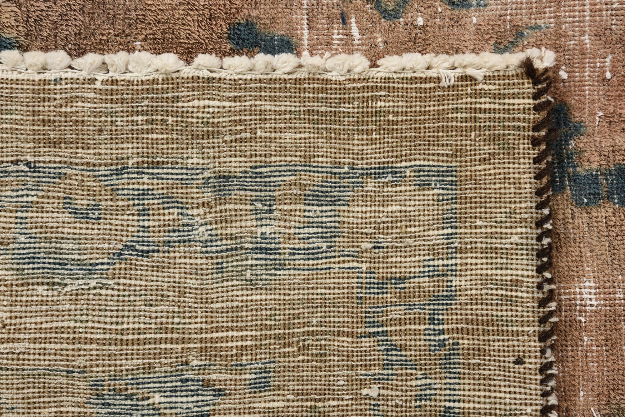 7' 1 x 10' 2 Hand Knotted Ultra Vintage Persian Wool Rug