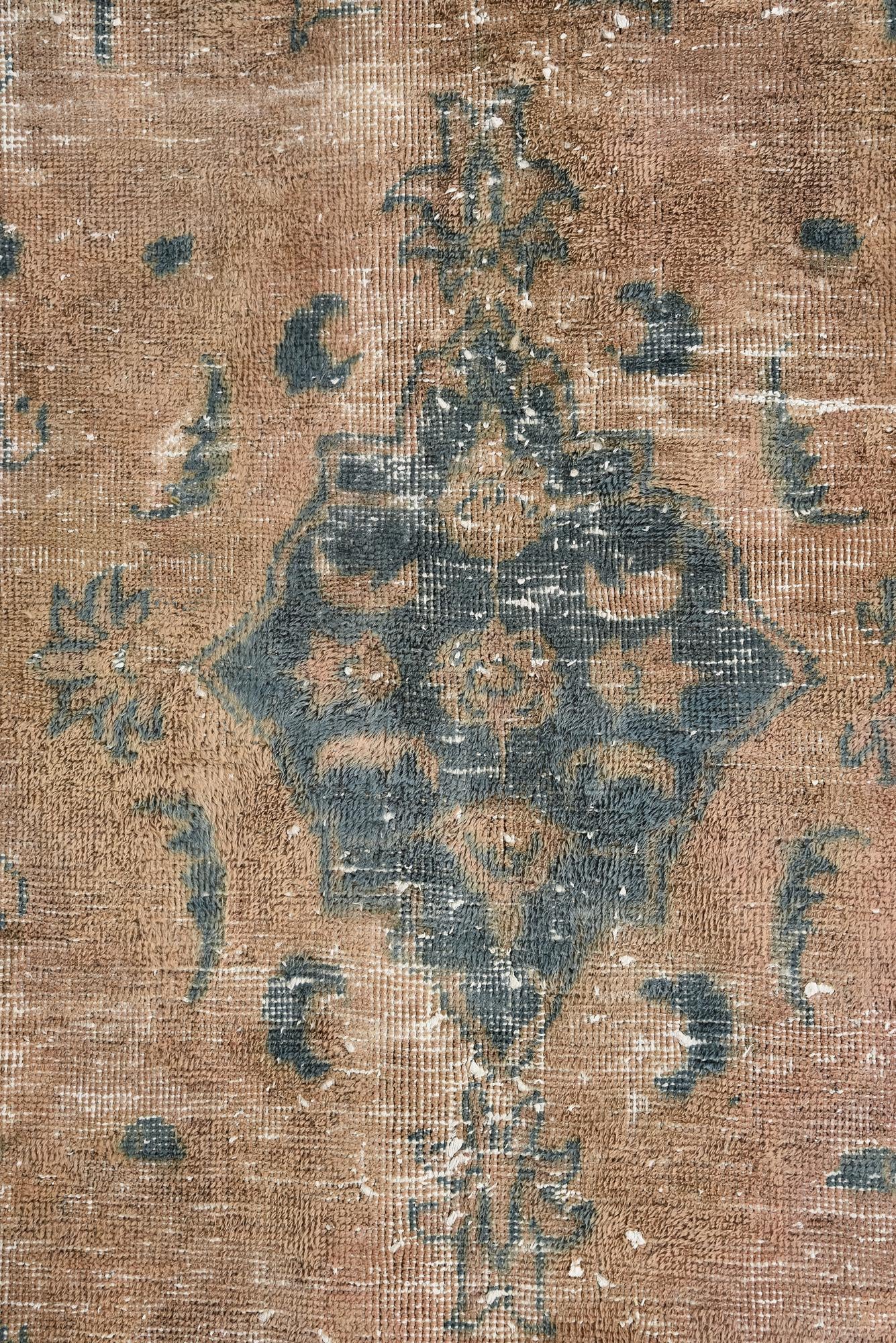 7' 1 x 10' 2 Hand Knotted Ultra Vintage Persian Wool Rug