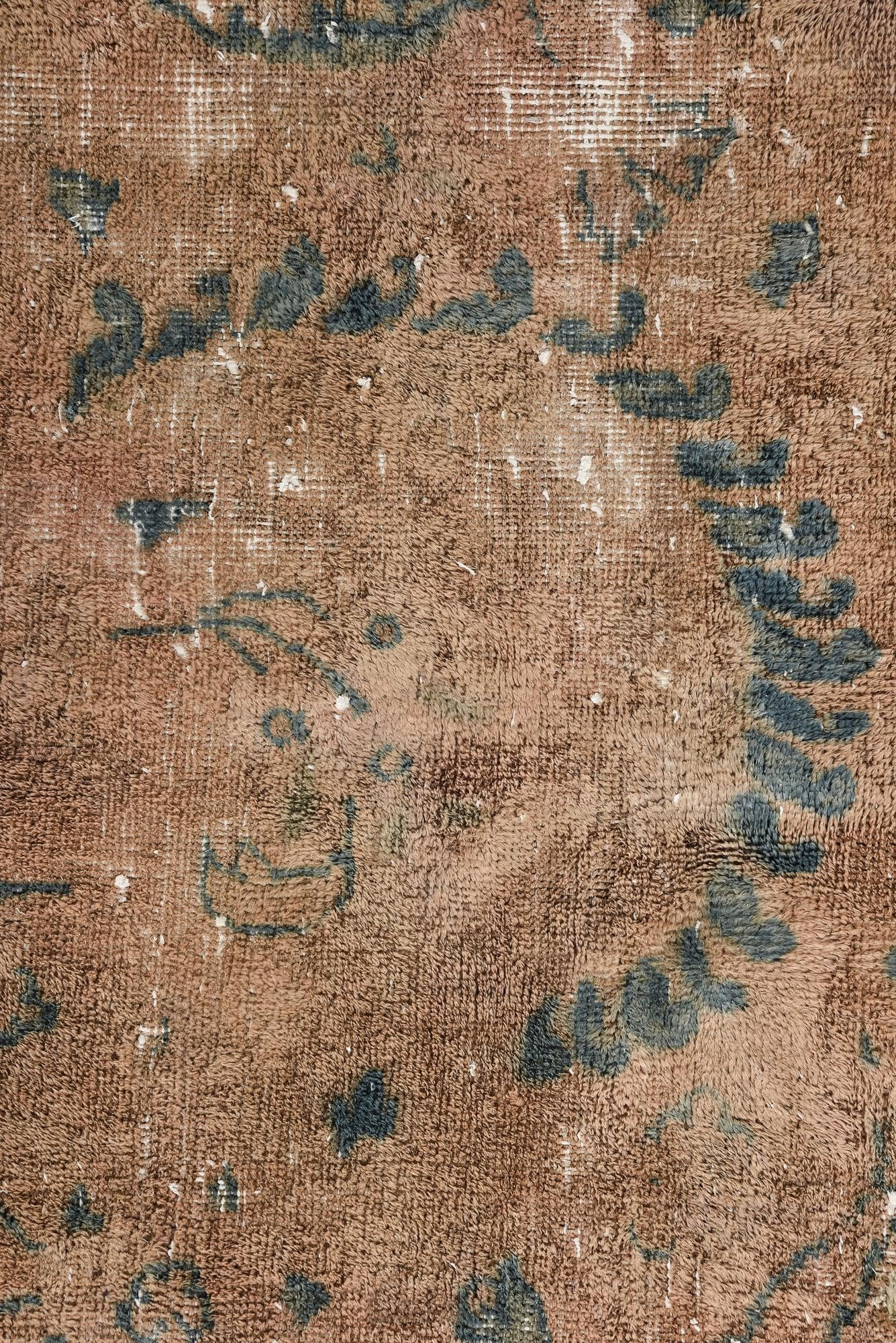7' 1 x 10' 2 Hand Knotted Ultra Vintage Persian Wool Rug