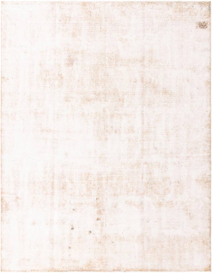 Detail image of 8' 8 x 11' 10 Hand Knotted Ultra Vintage Persian Wool Rug