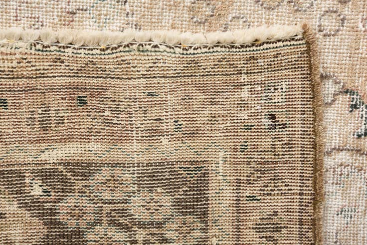 Detail image of 6' 3 x 9' 5 Hand Knotted Ultra Vintage Persian Wool Rug