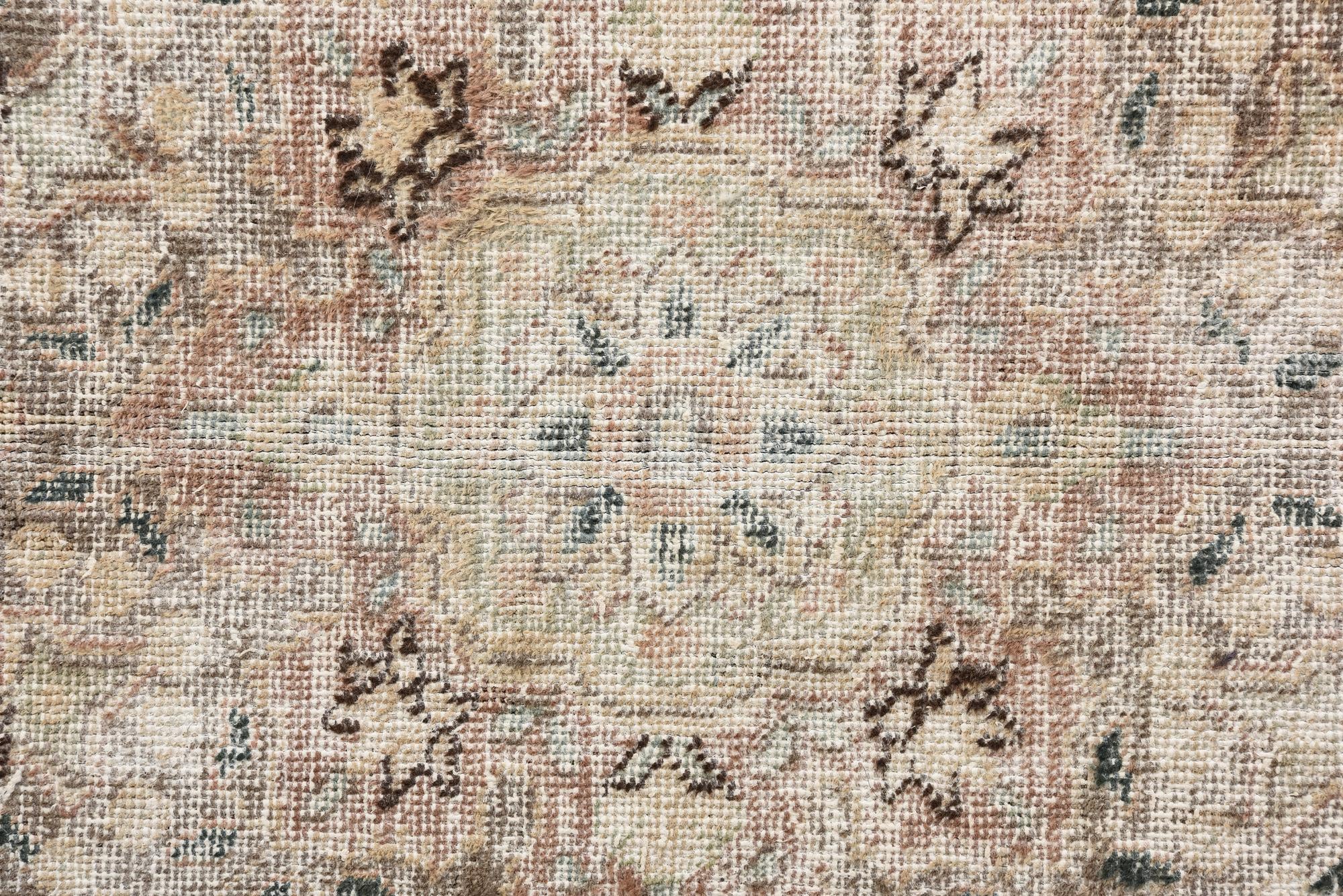 6' 3 x 9' 5 Hand Knotted Ultra Vintage Persian Wool Rug