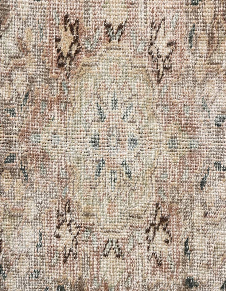 Detail image of 6' 3 x 9' 5  Hand Knotted Ultra Vintage Persian Wool Rug