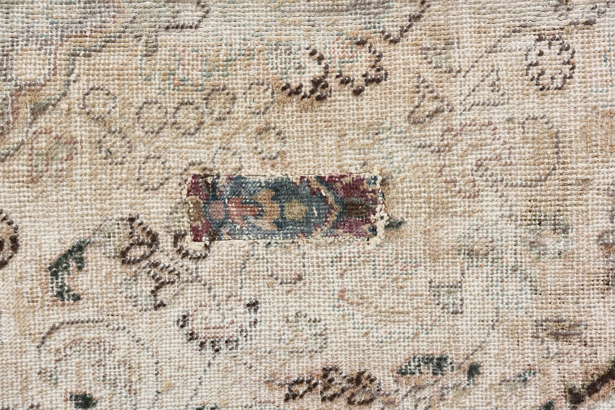 6' 3 x 9' 5 Hand Knotted Ultra Vintage Persian Wool Rug