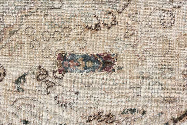 6' 3 x 9' 5 Hand Knotted Ultra Vintage Persian Wool Rug