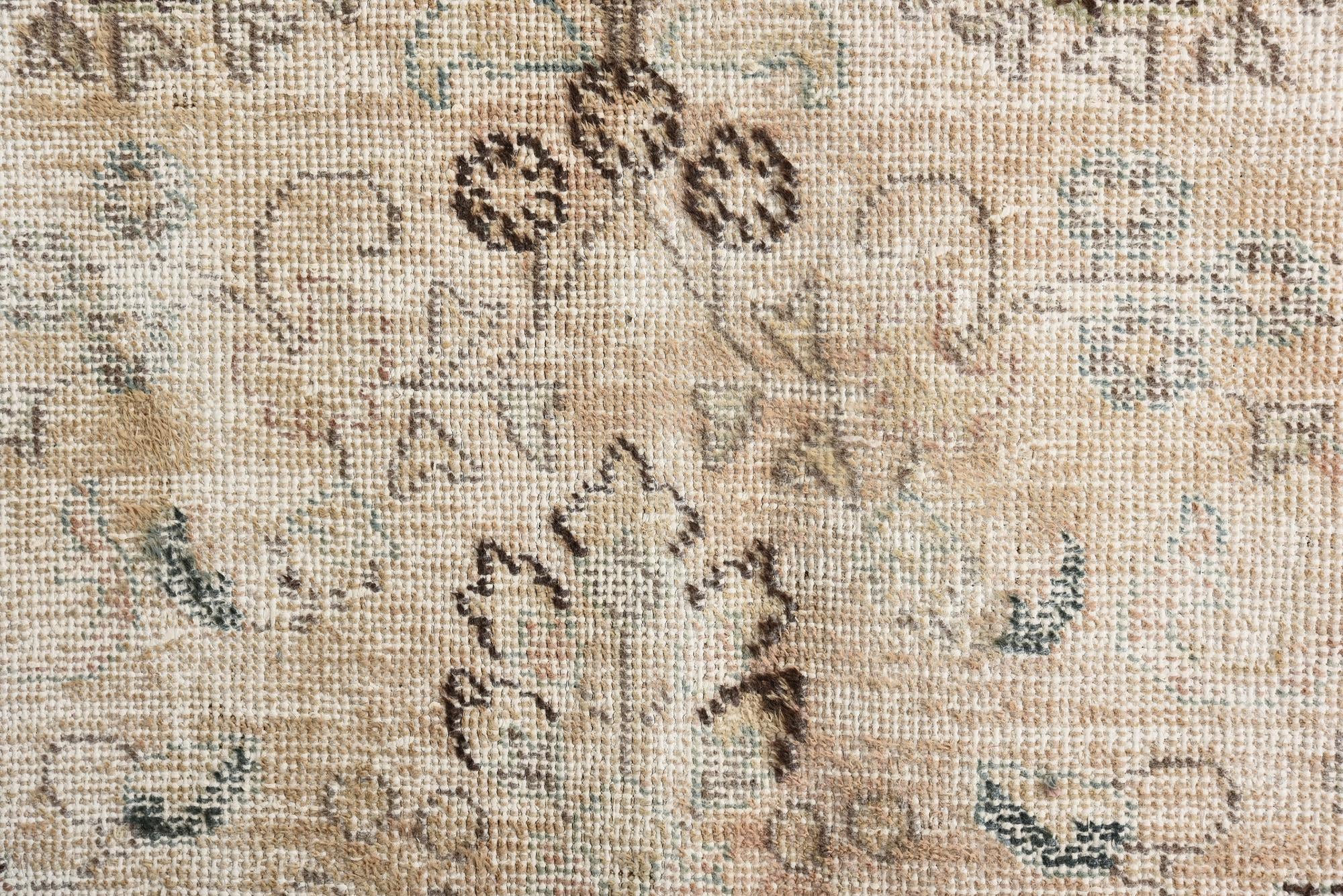 6' 3 x 9' 5 Hand Knotted Ultra Vintage Persian Wool Rug
