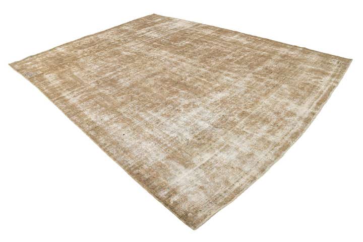 9' 5 x 12' 7 Hand Knotted Ultra Vintage Persian Wool Rug