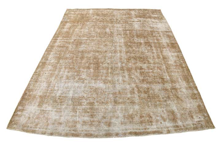 9' 5 x 12' 7 Hand Knotted Ultra Vintage Persian Wool Rug