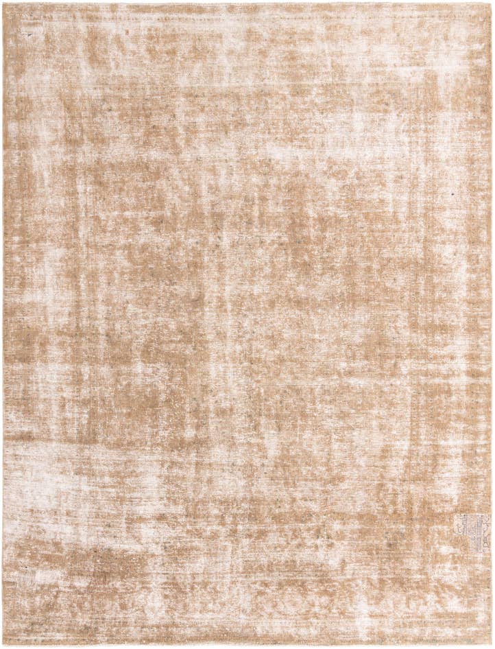 Detail image of 9' 5 x 12' 7 Hand Knotted Ultra Vintage Persian Wool Rug