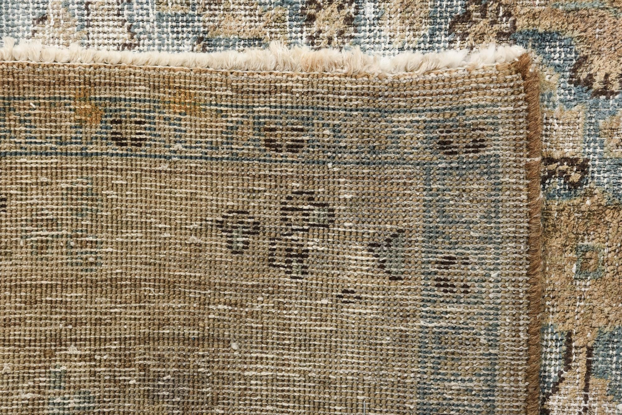 9' 4 x 12' 7 Hand Knotted Ultra Vintage Persian Wool Rug