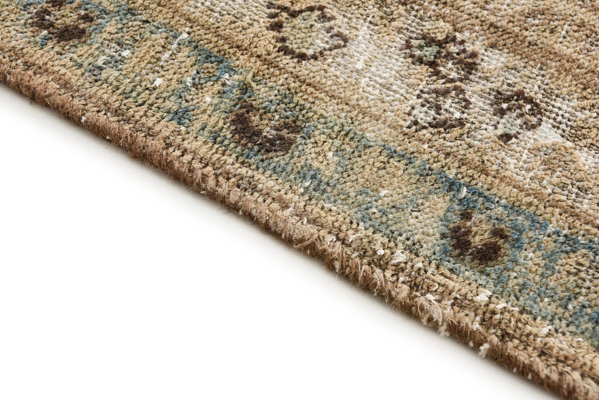 9' 4 x 12' 7 Hand Knotted Ultra Vintage Persian Wool Rug