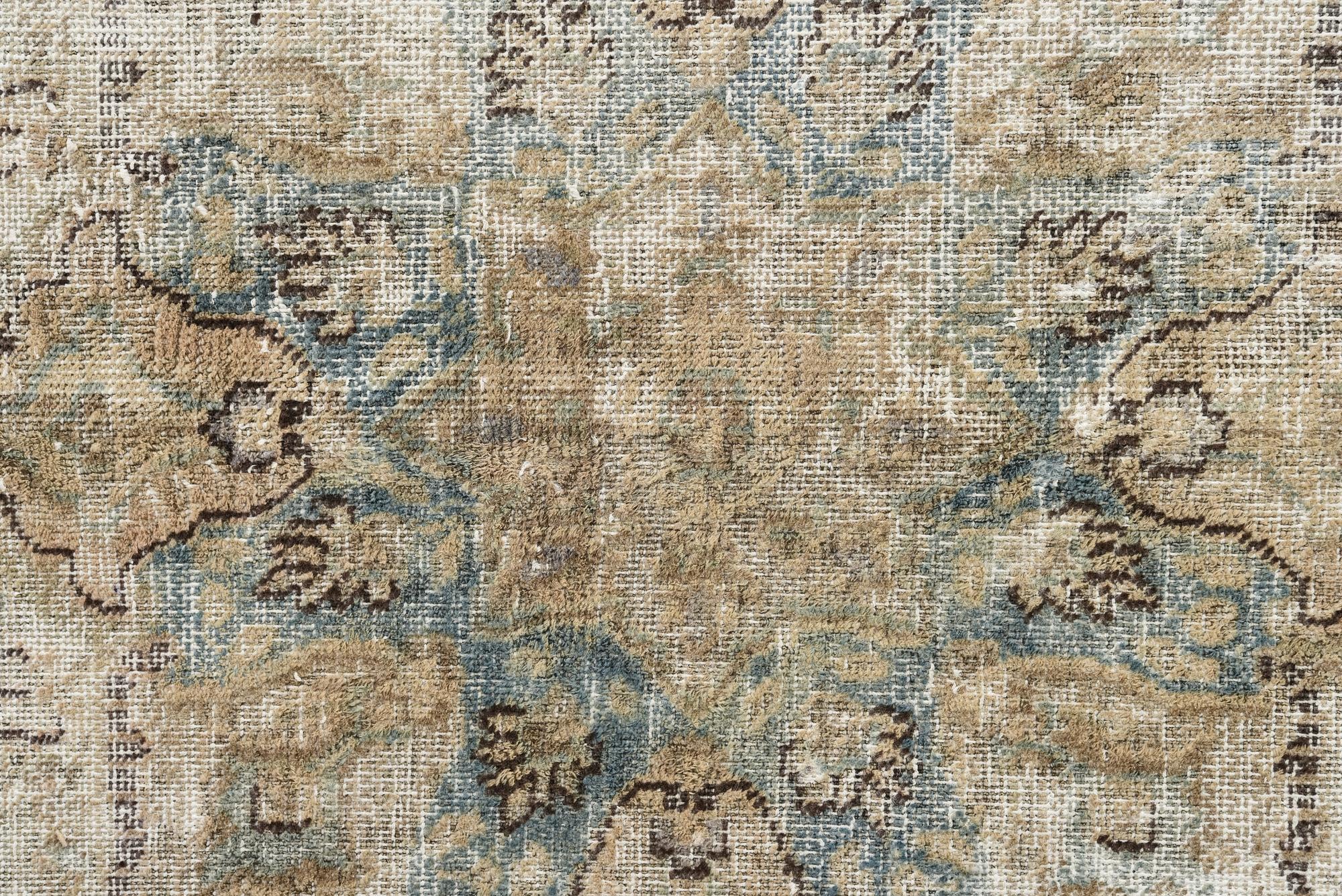9' 4 x 12' 7 Hand Knotted Ultra Vintage Persian Wool Rug