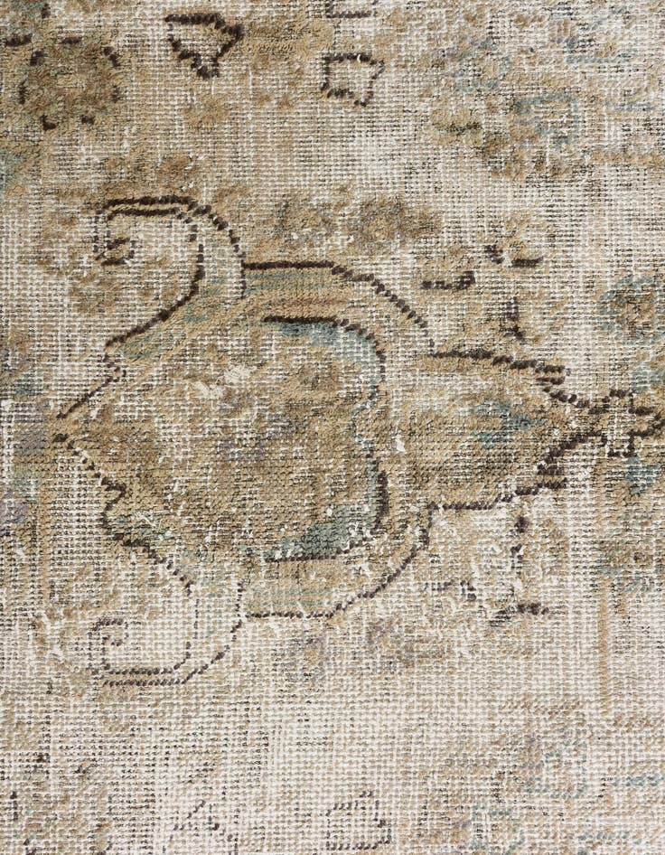 Detail image of 9' 4 x 12' 7  Hand Knotted Ultra Vintage Persian Wool Rug